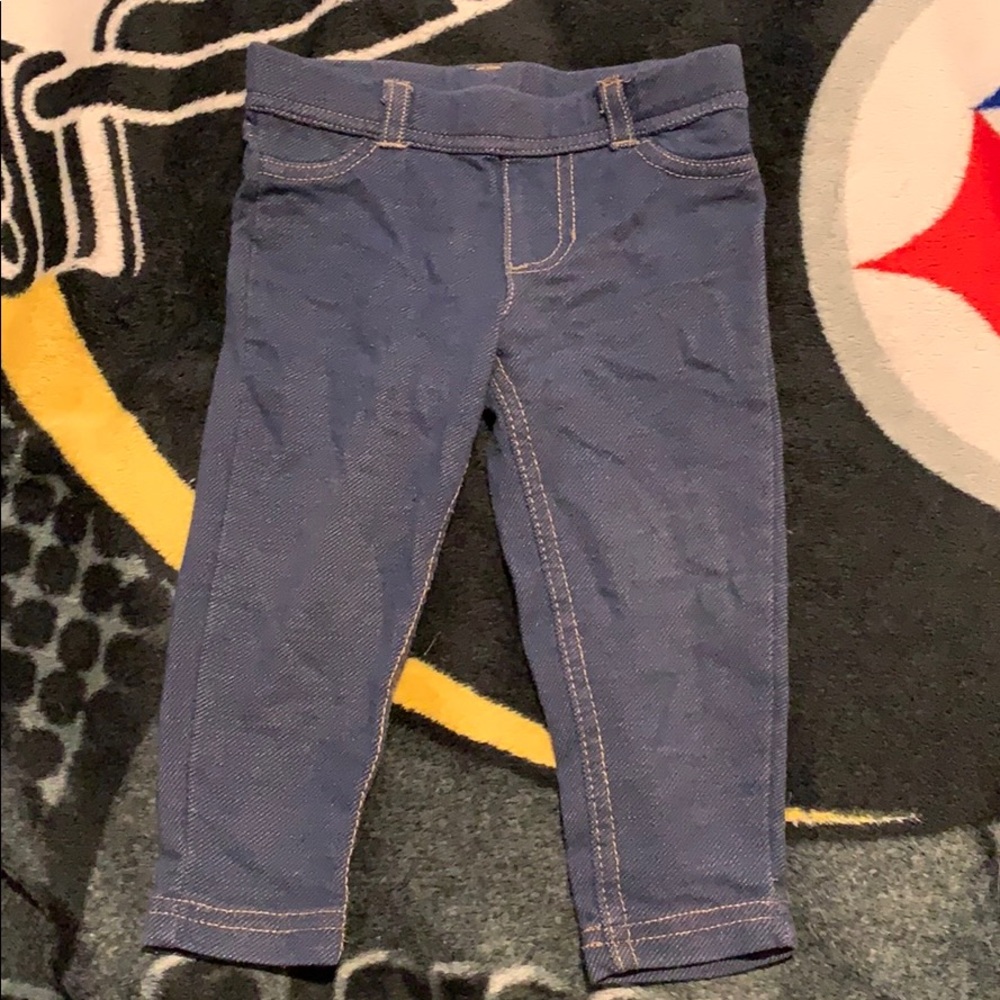 Medium wash jeggings